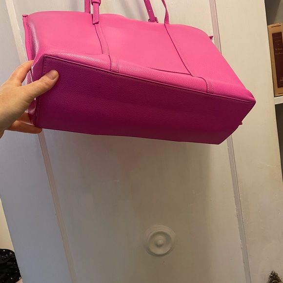 Thacker leather Pink Tote Bag - Picture 3 of 4